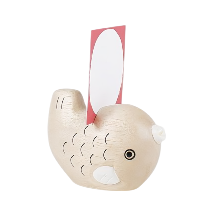 Wooden seabream - cardholder