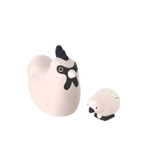Wooden chickens - oyako