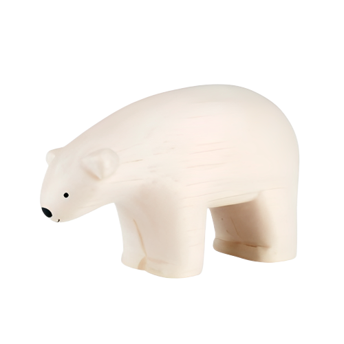Wooden polar bear
