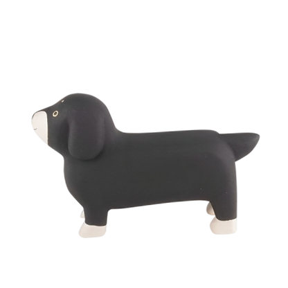 Black dachshund