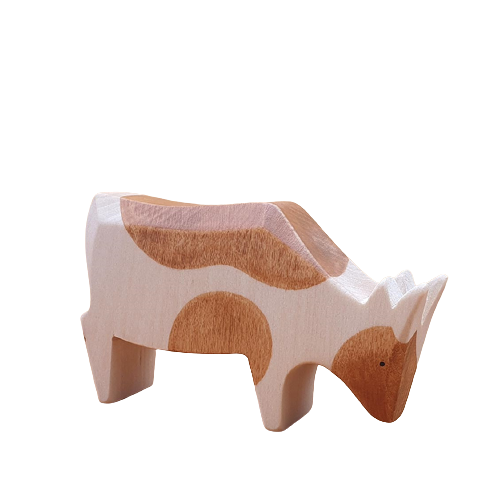 Brown spotted cow