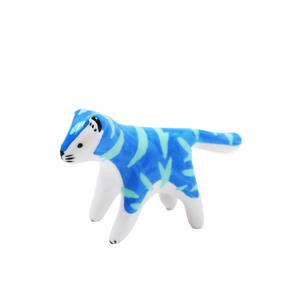 Mini blue green tiger
