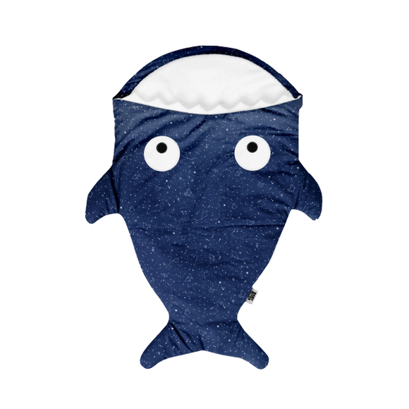 Blue constellations sleeping bag