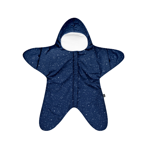 Blue constellations star overalls