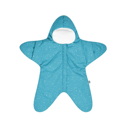 Turquoise constellations star overalls