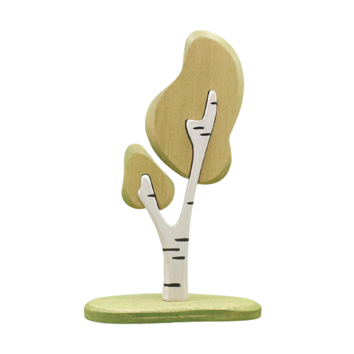 Summer birch tree